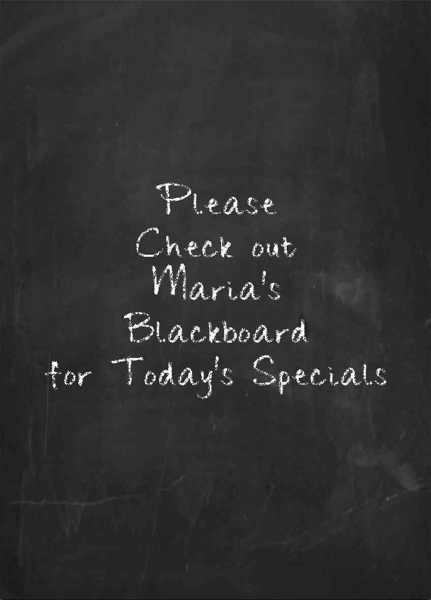 Maria's Blackboard